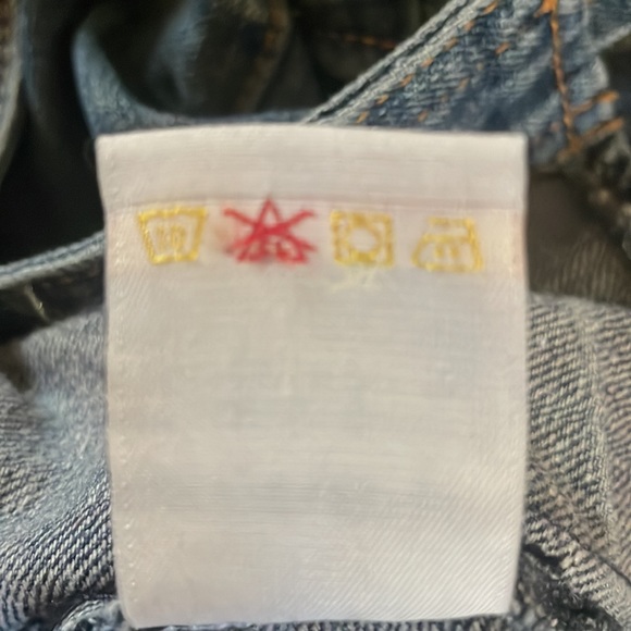 Worn once, at most, cute denim cropped vest by Kismet. - Picture 5 of 7